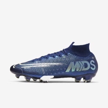 Nike Mercurial Superfly 7 Elite MDS FG - Női Focicipő - Kék/Fehér/Fekete/Metal Titán